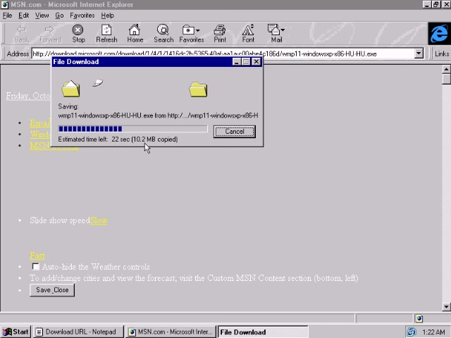 Internet Explorer 3.0 File Download (1996)
